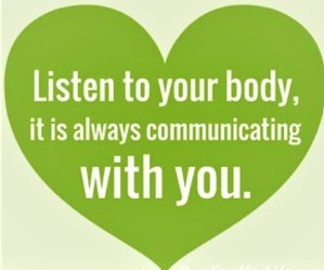 listen to body